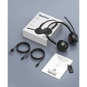 Wireless Headset with Mic for Work, Bluetooth 5.4 Headphones with AI Noise Canc…